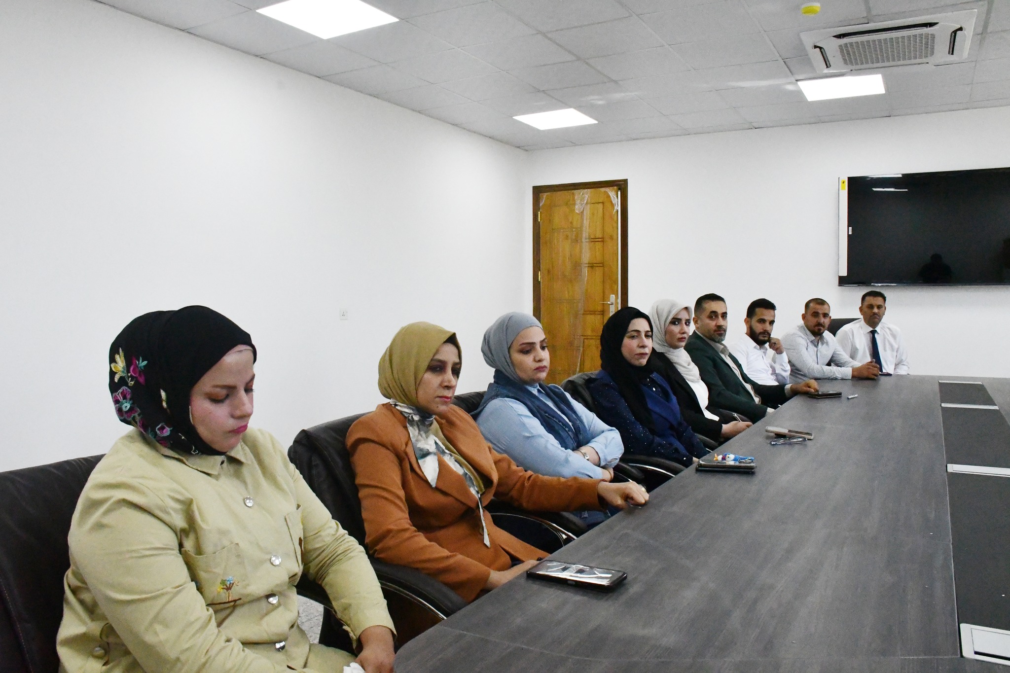 Meeting of the Assistant Dean for Scientific Affairs, Dr. Omar Salah