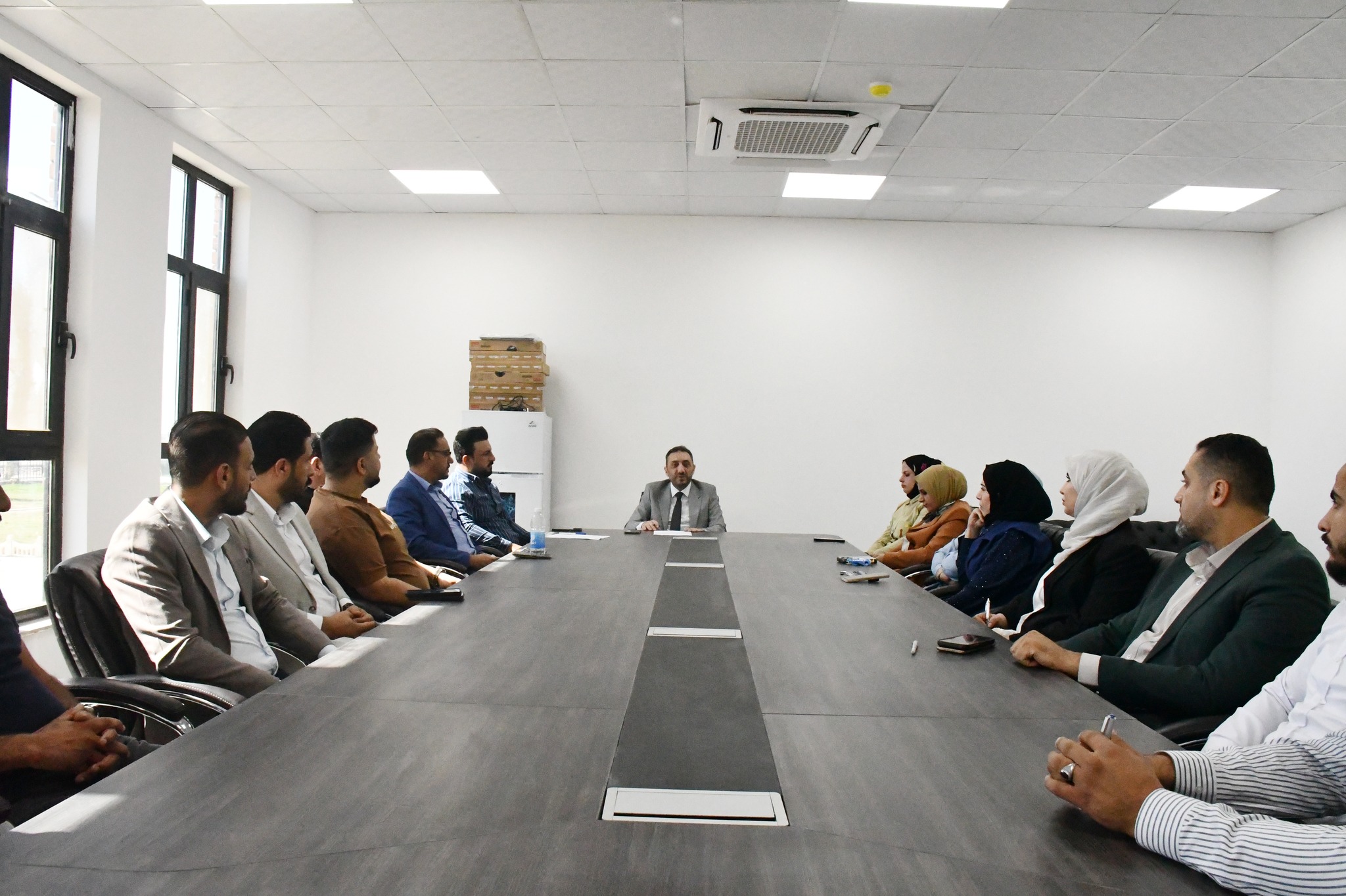 Meeting of the Assistant Dean for Scientific Affairs, Dr. Omar Salah