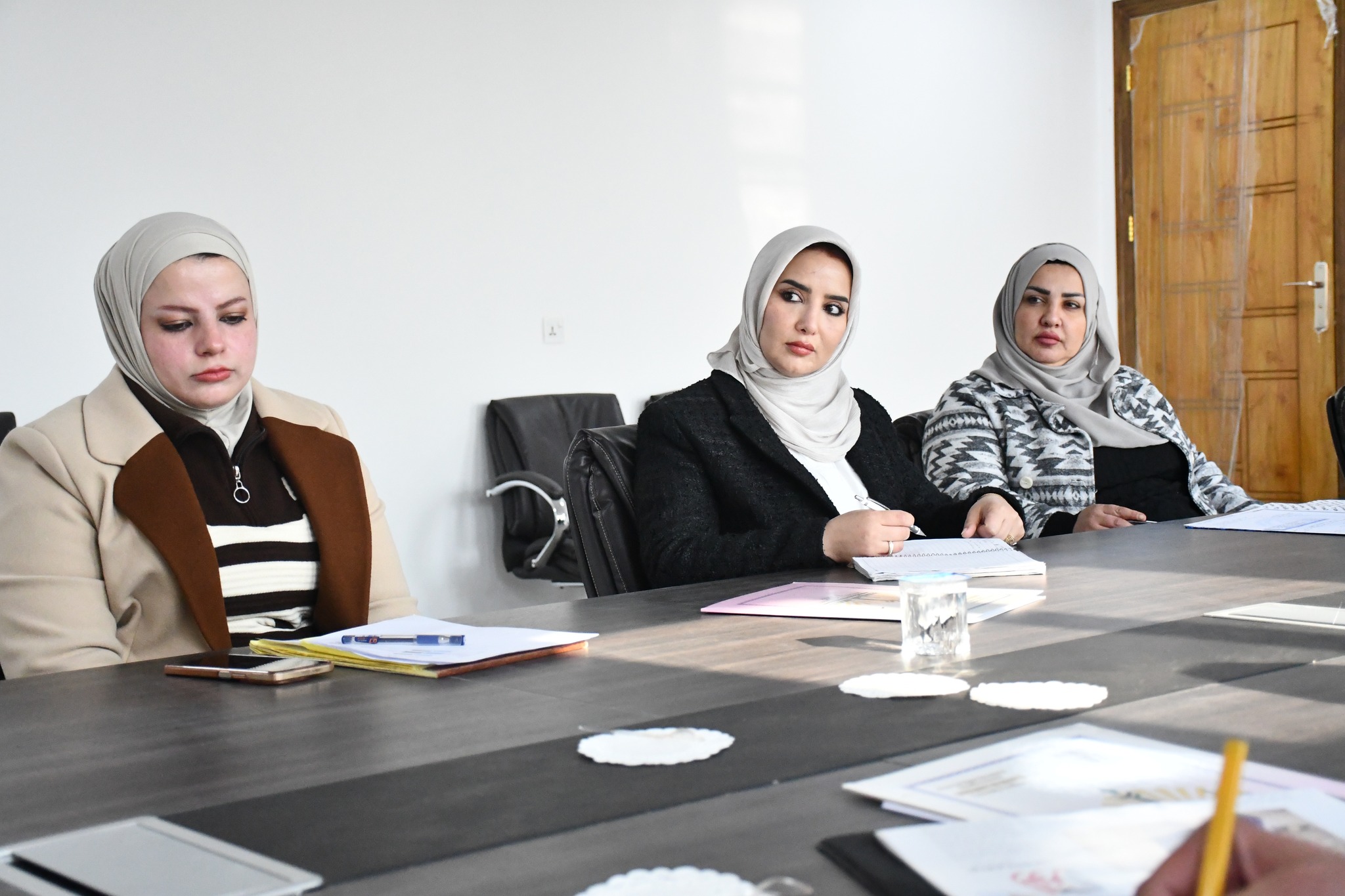 Meeting with the units and divisions 