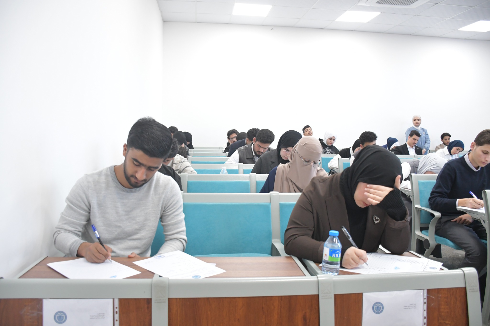 The Dean inspects the exams 